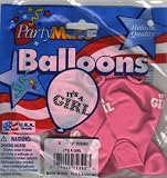 It's A Girl Balloons - Package of 8 Balloons