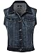 FPT Womens Cropped Denim Vest (S-3XL)