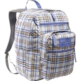 JanSport Big Student Backpack (White/Lavender/Tartan)