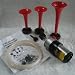 Air Horn Triple 135 DB Loud 12V Kit Car Truck Van New