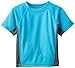 Kanu Surf Boys' Short Sleeve UPF 50+ Rashguard Swim Shirt, CB Aqua, 3T