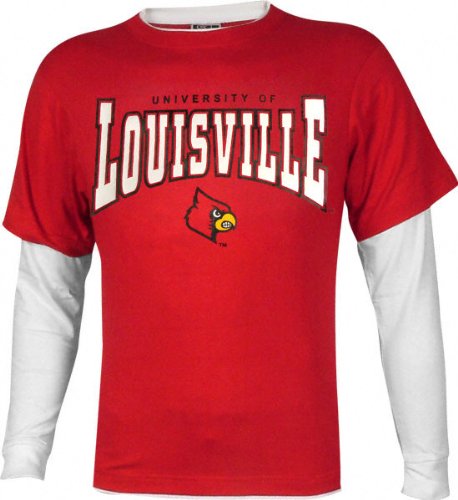 Buy Louisville Cardinals Walk On Double Layer Long Sleeve Shirt