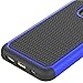Galaxy S7, Berry Accessory(TM) [Drop Protection] Protective Case [Shock Proof] [Dual Lawyer] Hybrid Defender Armor Case Cover For Samsung Galaxy S7 With Free Berry logo stand holder(Blue)