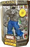 51uNbjXjmqL. SL160  Marvel Legends Year 2006 ICONS Series 12 Inch Tall Action Figure   Grey HULK with Over 30 Points of Articulation Plus Bonus Special Book  Evolution of an ICON
