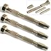 3 Pin Vise Pocket Watch Clock Drilling Tool & 2 Collets