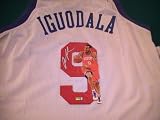 ANDRE IGOUODALA SIGNED AUTOGRAPHED JERSEY PHILADELPHIA 76ERS COA + PROOF PHOTO