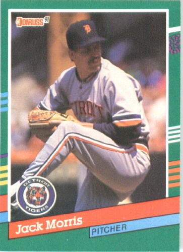1991 Donruss # 492 Jack Morris Detroit Tigers Baseball Card