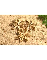 Gold plated filigree brooch, Amazon Bouquet