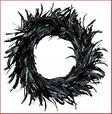 Witch Fabulous Black Feather Gothic/halloween Wreath