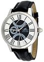 Adee Kaye #AK7101-M1 Men's Dual Time Zone Retrogradi Collection Watch