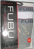 FUBU 2 Pack Boys Boxer Briefs Size XS 4-5, Gray,White
