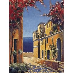 Eurographics MAC1013 Mauro Cellini, Marciana Alta 60 x 80 cm, Hochwertiger Kunstdruck - Italien - Toscana