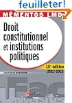 Droit constitutionnel et institutions...