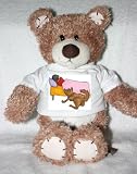 51uNtn1hKRL. SL160  Teddy Bear with body, individuals, individual, mammal, humans, person, dog, human, boy, persons, blanket, pulling, people, pet, animal, bed, canine t shirt
