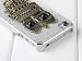 Pandamimi Deluxe NEWEST 2nd Generation Sliver Chrome Glitter Bling Crystal Rhinestone Owl Hard Case Skin Cover for Apple AT&T Sprint Verizon iPhone 4 4S 4G With Front and Back Screen Protector Film