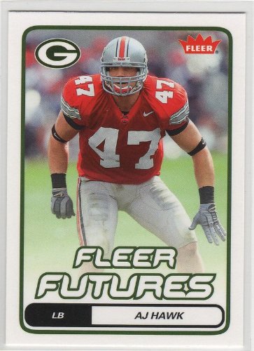 2006 Fleer 101 Aj Hawk Green Bay Packers (RC - Rookie - Football Cards)