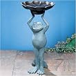 SPI Home 30409 Happy Frog Birdbath
