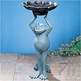 SPI Home 30409 Happy Frog Birdbath