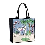 EcoLargeToteBagwithKissingtheFrogPaintingbyArtistJasikaNicole