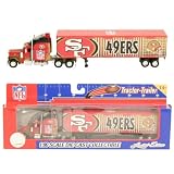 San Francisco 49ers 1:80 Scale Diecast Tractor Trailer (Recommended Ages 11+)