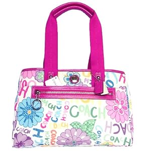 COACH DAISY FLOWER TOTE HANDBAG F14880
