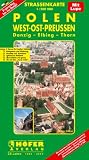 H&ouml;fer Stra&szlig;enkarten, Polen, West-Ost-Preu&szlig;en: Danzig, Elbing, Thorn - Mit integrierter Lupe und separatem Ortsnamenverzeichnis und Innenstadtplan von Elbing - (PL 011) - 