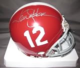 Ken Stabler Alabama Crimson Tide NCAA Hand Signed Mini Football Helmet