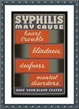 WPA Poster (S) Syphilis may cause heart trouble blindness deafness mental disorders Have your blood