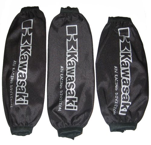 ATV Quad Shock Covers Kawasaki KFX700 Schwarz