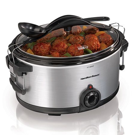 Deluxe 6 qt. Stay or Go Slow Cooker