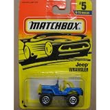 1996 Matchbox Jeep Wrangler 4X4 Grey #5 