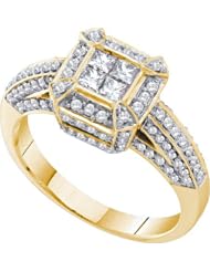 0.74CTW DIAMOND INVISIBLE RING