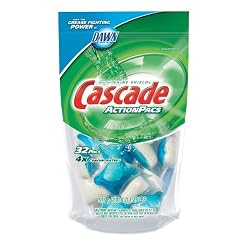 Cascade Action Pacs Dishwasher Detergent, Apple blossom Scent, 20-Count Bags (Pack of 5)