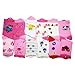 Kids Assorted Designs Crew Socks, 12 Pairs Per Pack.