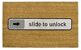 Slide To Unlock Türmatte