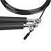 Crossfit Adjustable Speed Jump Rope With Ball Bearing Handles - For Double Unders, Strength, Boxing, MMA Training & Fitness - Men & Women - Replacement Cable & Carrying Bag - 10 ft Jump Rope