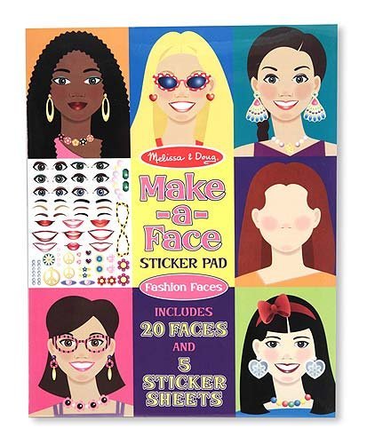 Melissa & Doug Make-A-Face Sticker Pad