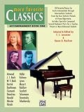 More Favorite Classics, Bk 1: Accompaniment (20 Favorite Pieces for Early Intermediate Through Intermediate Students from the Four Stylistic Periods of Piano Repertoire.)