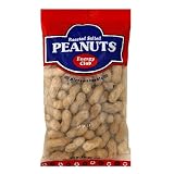 Energy Club Peanuts, In-Shell, Salted, 8-Ounce Bags (Pack of 24)