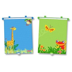 Click here to buy Fisher-Price Rainforest 2-Pack Roller Shades by Fisher-Price.