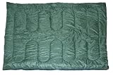 Eigenschaften   / Großer koppelbarer Camping Schlafsack + - 4 Grad - Grün