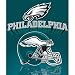Philadelphia Eagles Light Weight Fleece NFL Blanket (Grid Iron) (50x60