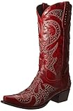 Lane Boots Women's Lovesick Stud Western Boot,Red,9 B US