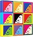 Christina Aguilera - Pop Art Print (2-Tone; Andy Warhol's Che Guevara Style) 30 x 30 x 2 cm Medium S