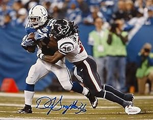 D.J. Swearinger Signed Photo - 8x10 Colts Tackle W - JSA Certified - Autographed NFL Photos