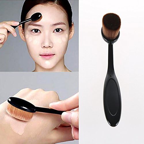 Gista Long Handle Makeup Brush Pro Cosmetic Face Powder Blusher Soft Curve Toothbrush Foundation