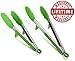 Food Tongs Set Stainless Steel Silicone Kitchen Tongs with Elevated Stand Non-Stick Barbecue (BBQ) Tong 12