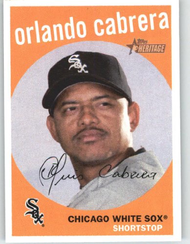 2008 Topps Heritage #114 Orlando Cabrera - Chicago White Sox (Baseball Cards)