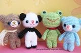 Amigurumi 4 little friends crochet pattern