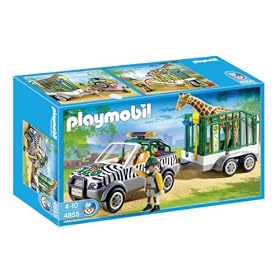 Playmobil 4855 Zoo Vehicle with Trailer